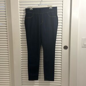Old Navy Rockstar Mid-Rise Dark Blue Jeggings - Size 12
